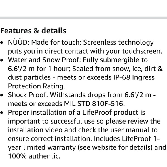 LifeProof NUUD Series case for iPhone 7plus - Picture 13 of 14